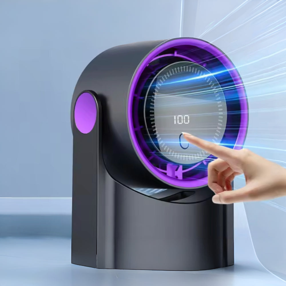 Compact Personal Fan with USB – Adjustable Airflow and Oscillation