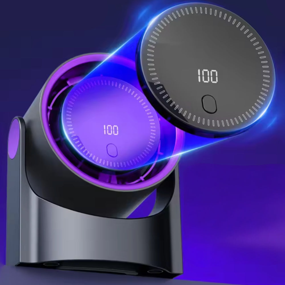 Compact Personal Fan with USB – Adjustable Airflow and Oscillation