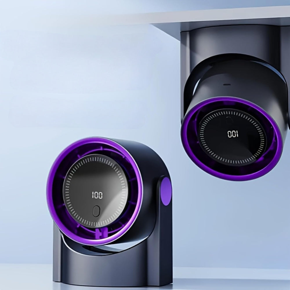 Compact Personal Fan with USB – Adjustable Airflow and Oscillation