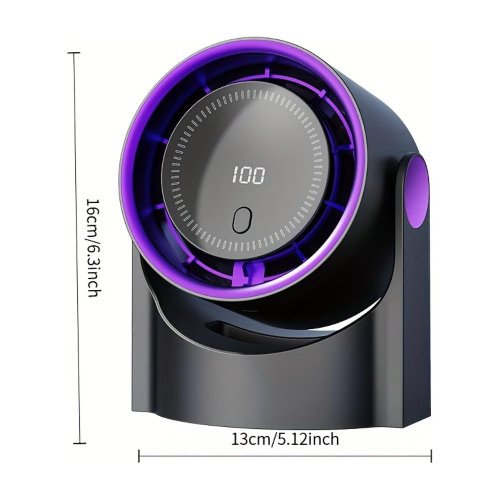 Compact Personal Fan with USB – Adjustable Airflow and Oscillation