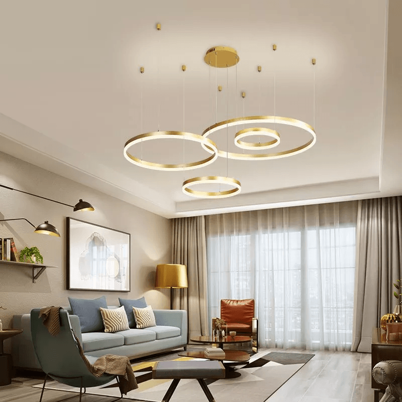 Contemporary Circular LED Pendant Light for Stylish Homes