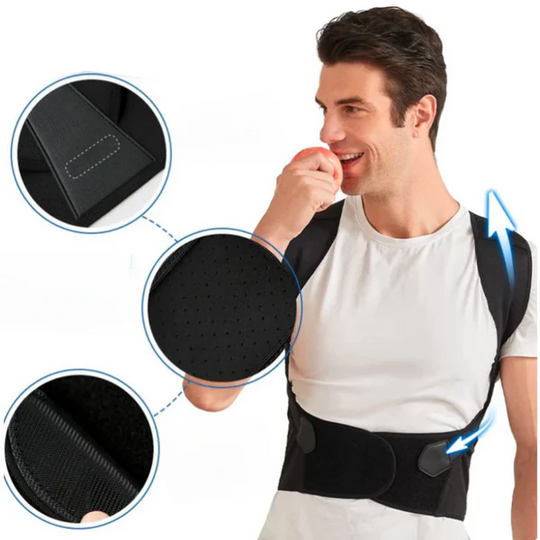 Adjustable Posture Support Brace – Breathable and Discreet, 5 Sizes Available