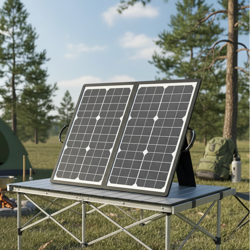 EcoCharge 1000W Portable Solar Panel with Multi-Port Charging