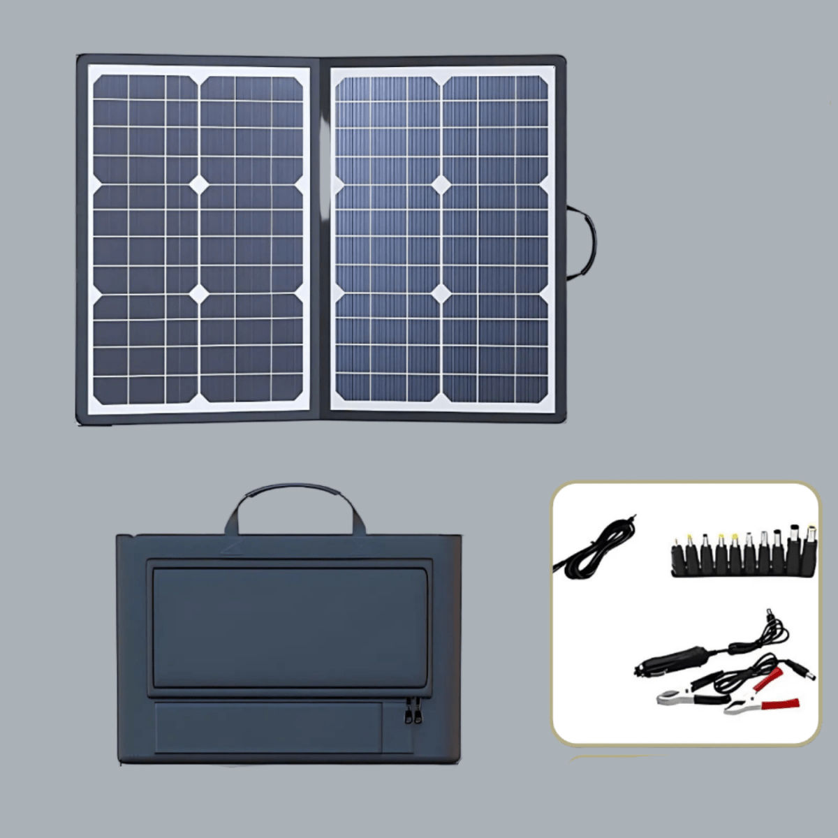 EcoCharge 1000W Portable Solar Panel with Multi-Port Charging