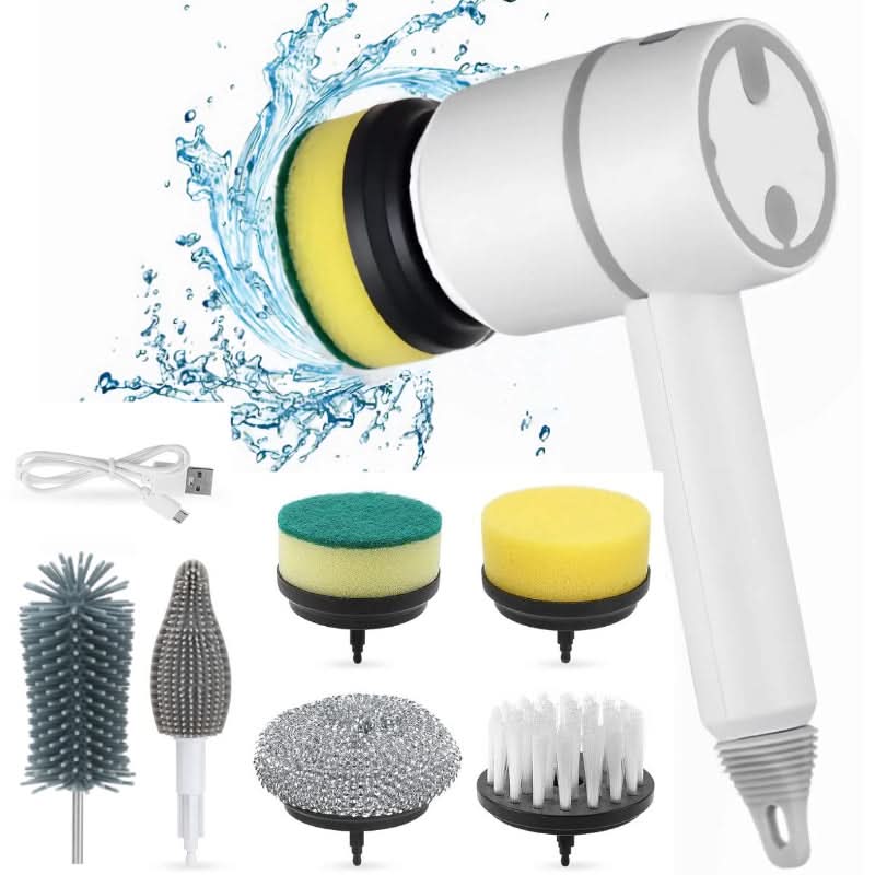 SqueakyClean Electric Brush with Interchangeable Heads