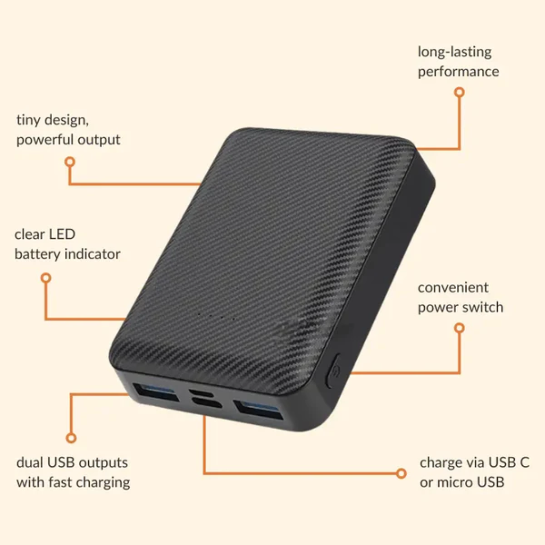 USB Heated Clothing Power Bank – Set of 2