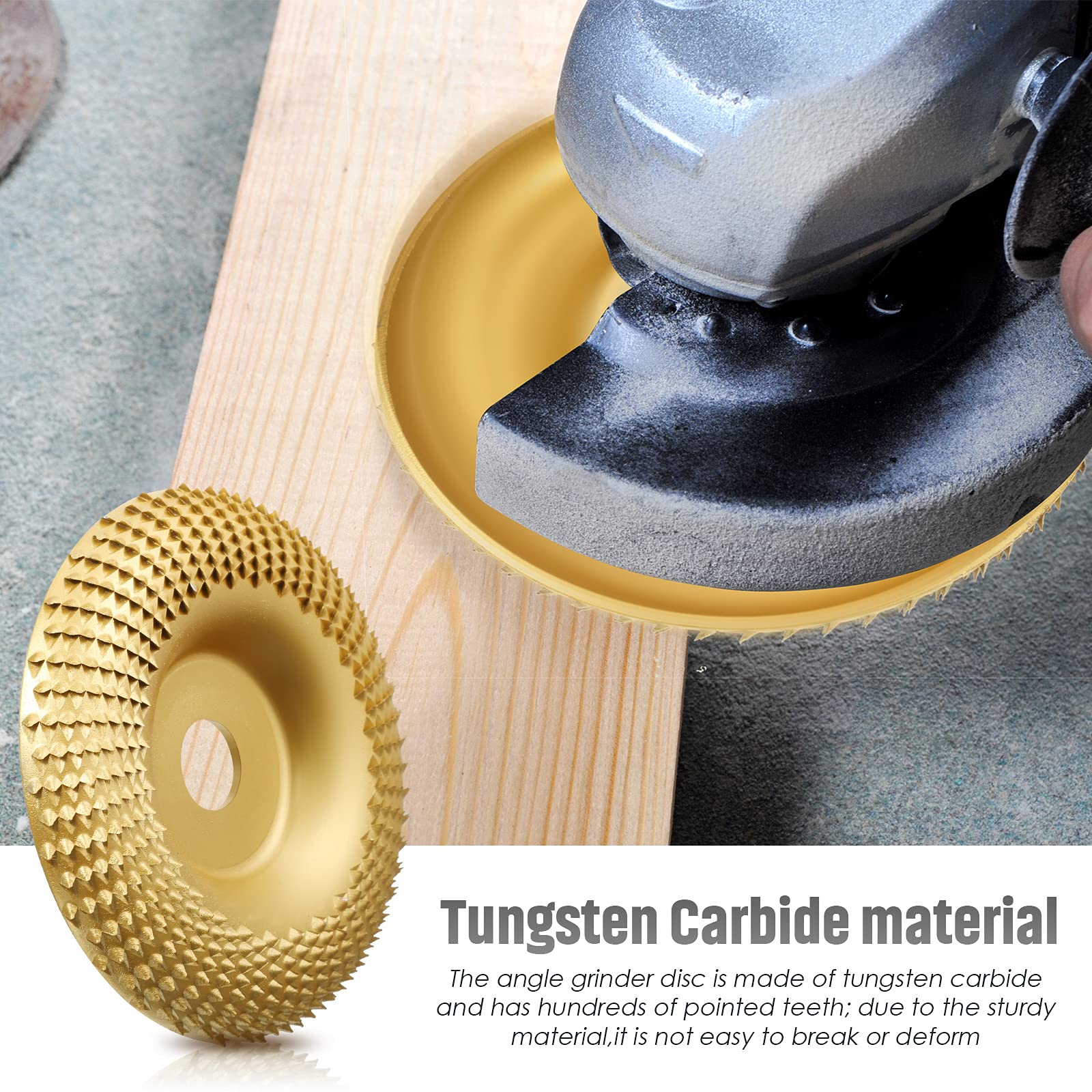 Tungsten Carbide Grinding Wheel Disc – Durable Precision Tool for Wood Trimming