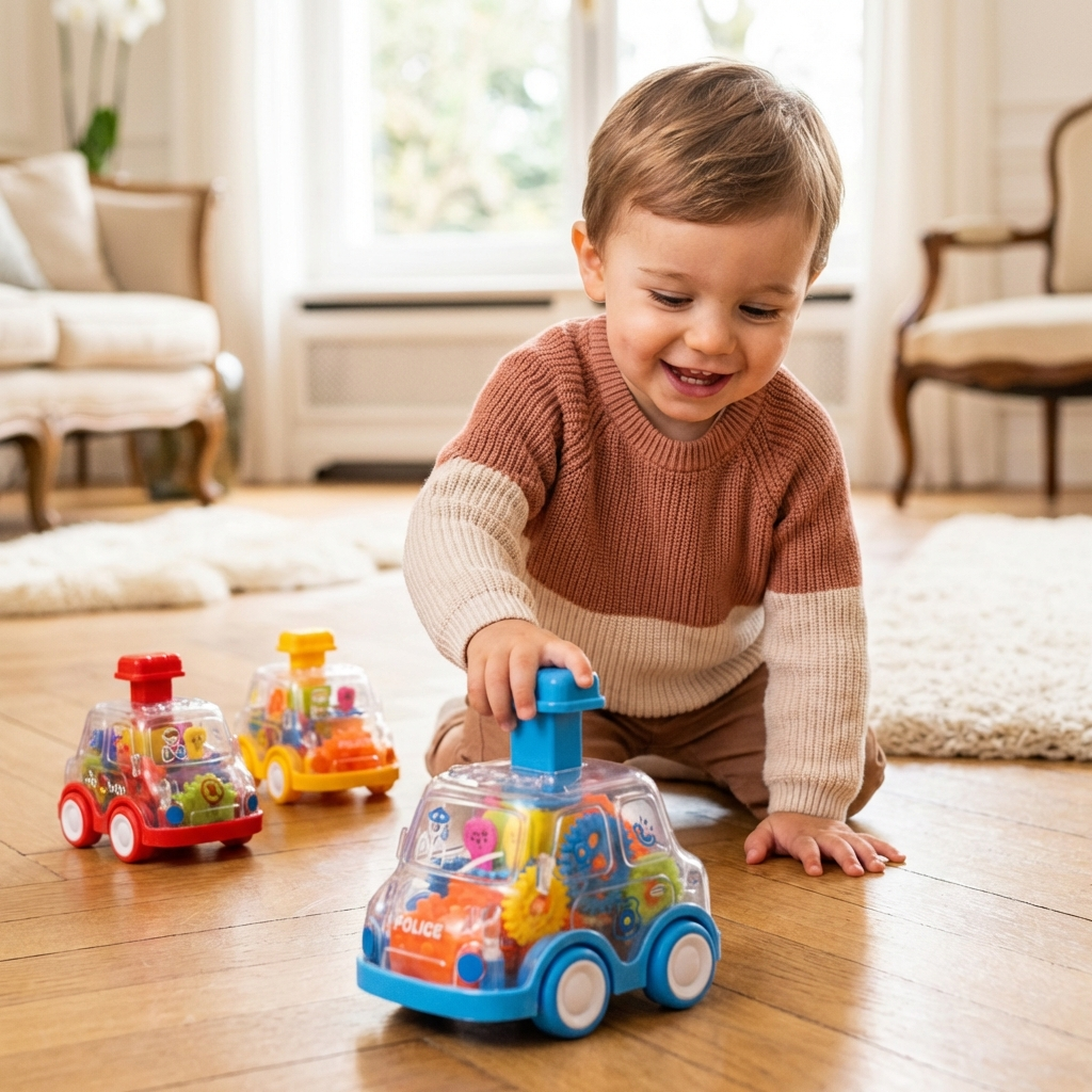 Vibrant Push & Zoom Cars: A Fun Learning Experience for Kids