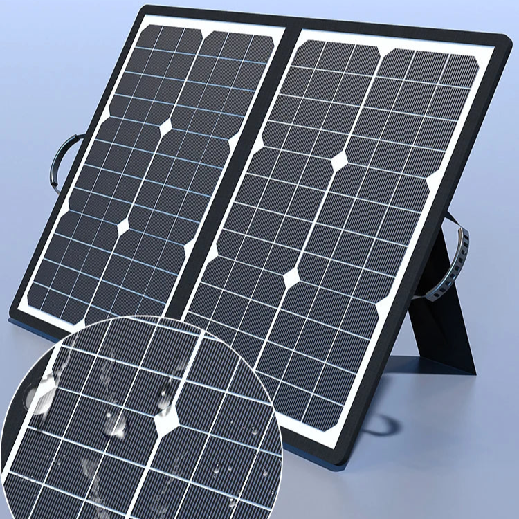 Foldable Solar Charger with MPPT Technology & USB-C for Outdoor Use