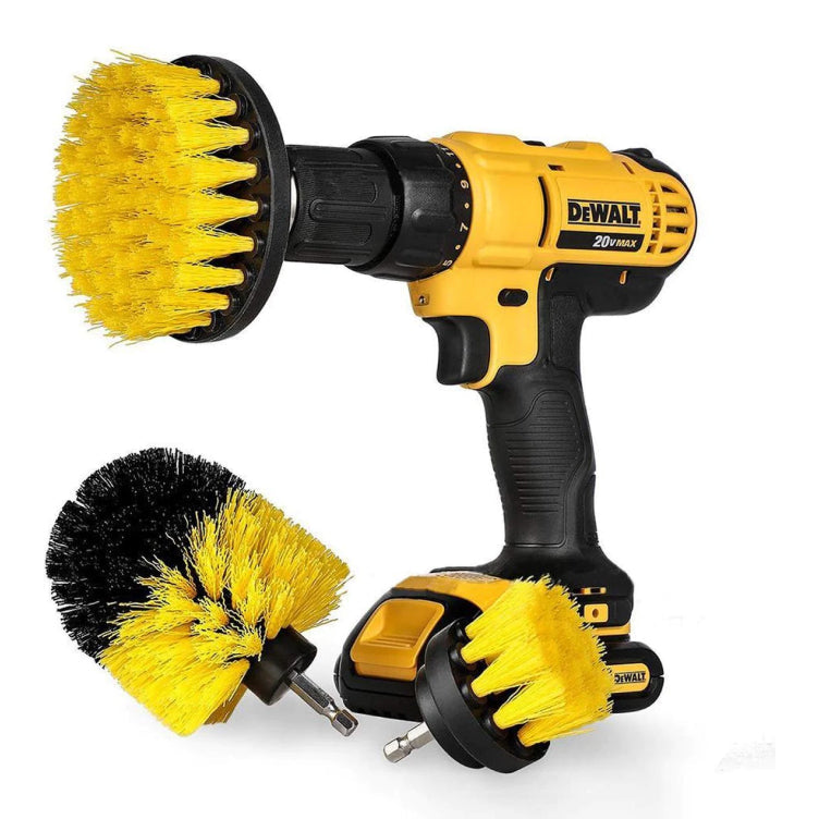 Tile and Bathroom Scrubbing Brush Set – Strong Cleaning for Kitchen