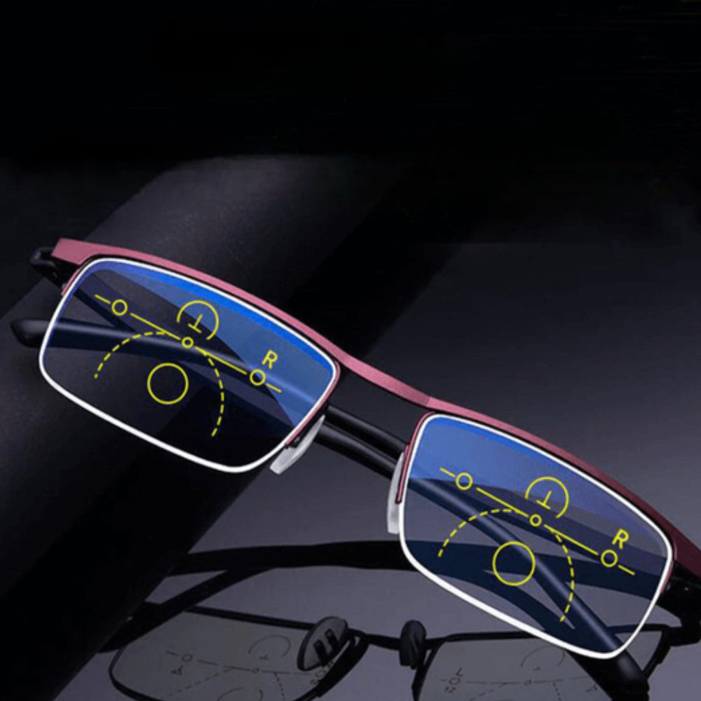 Versatile Multifocal Reading Glasses with Blue Light Protection