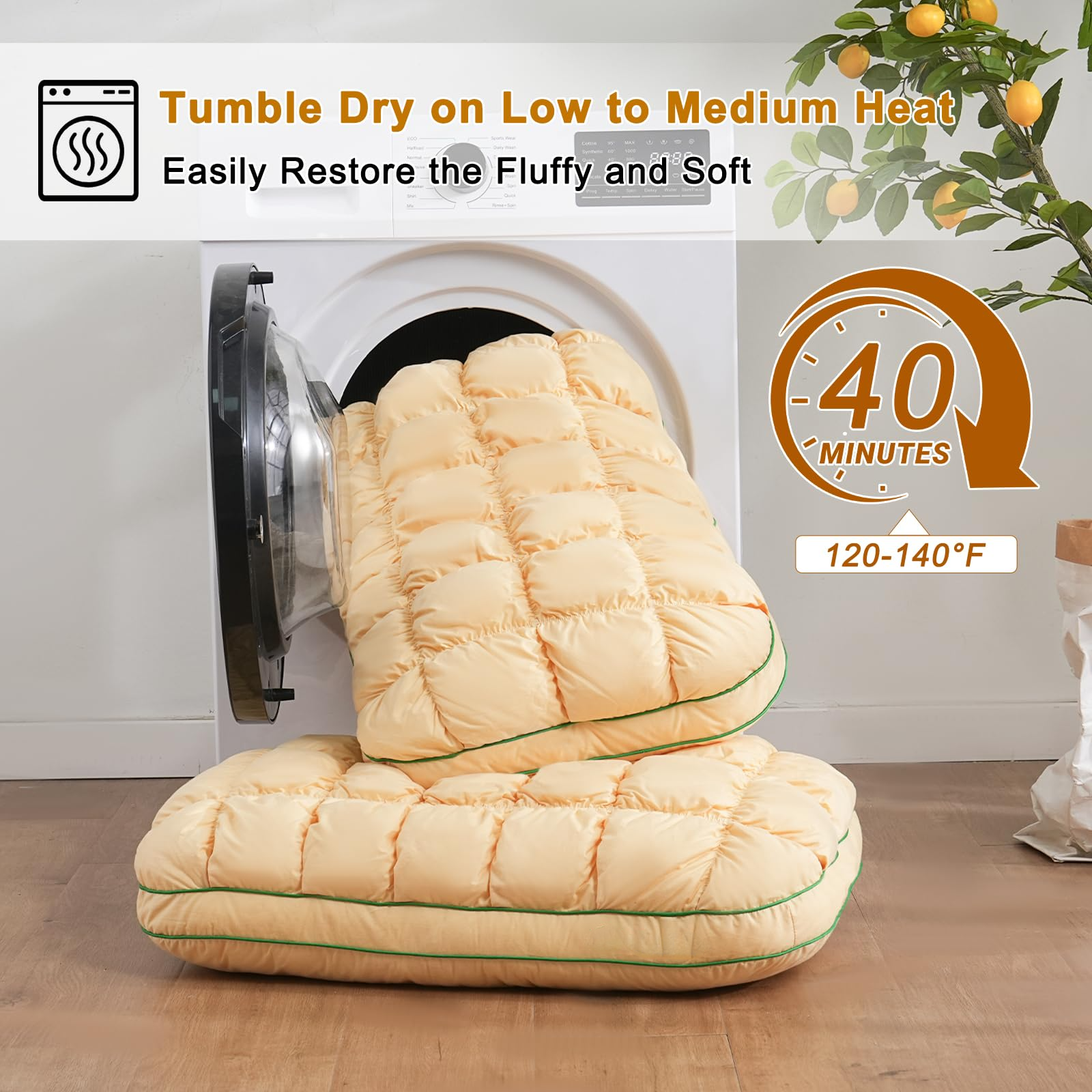 Fluffy Soft Neck Pain Relief Pillow | Ergonomic Support for Comfort