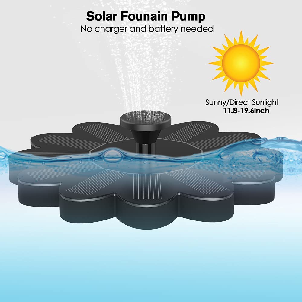 Water Fountain in Flower Design for Pools and Ponds