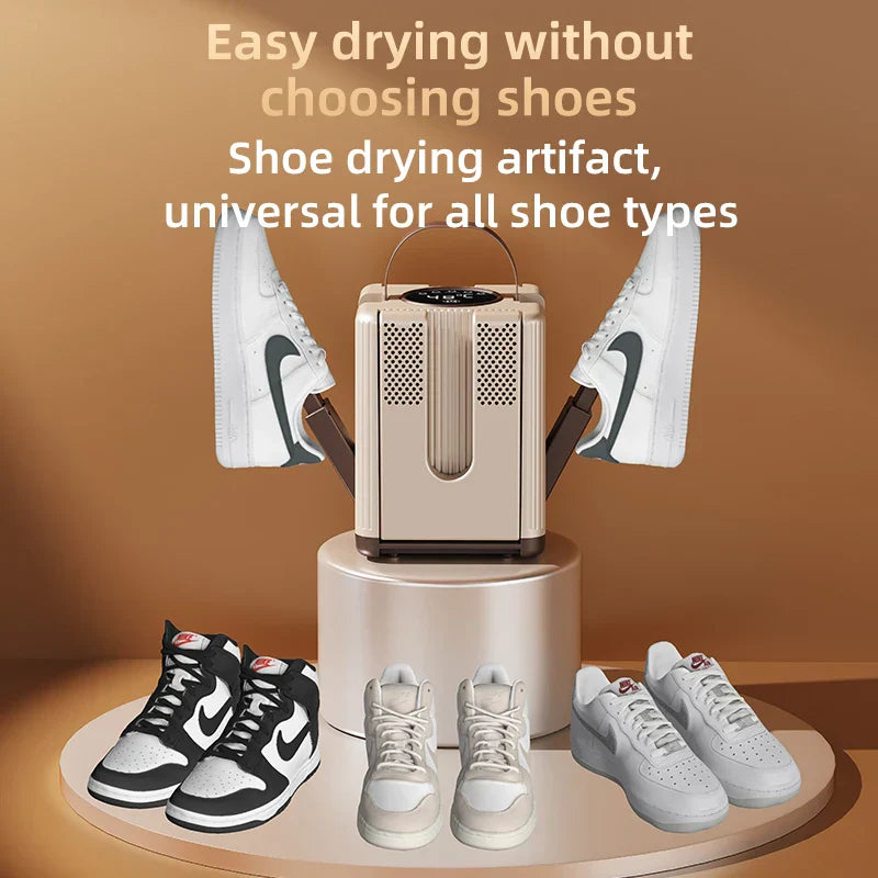 Six-Arm Electric Shoe Dryer with Fast Heating – Foldable for Easy Storage
