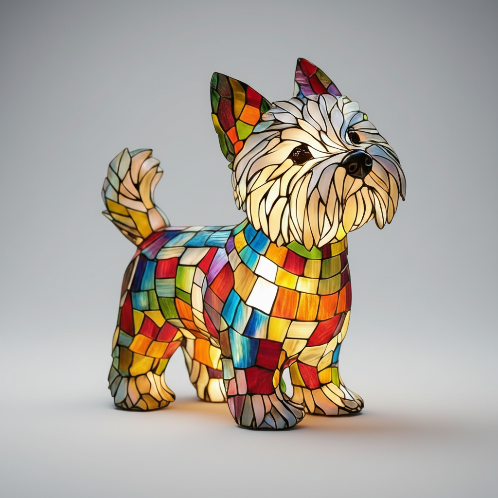 Charming Canine LED Night Light Table Lamp for Cozy Spaces