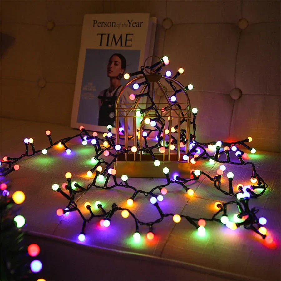 AquaBeam Weatherproof LED Fairy Lights with 8 Lighting Options