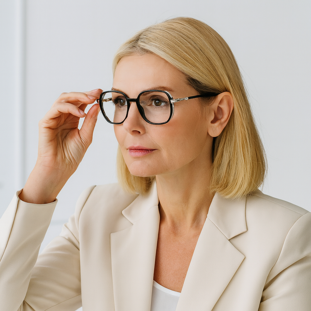 Versatile Vision Glasses with Lightweight Frame and Blue Light Defense
