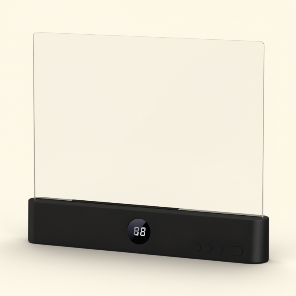 Portable LED Reading Lamp with Rechargeable Battery - Slim & Travel-Friendly