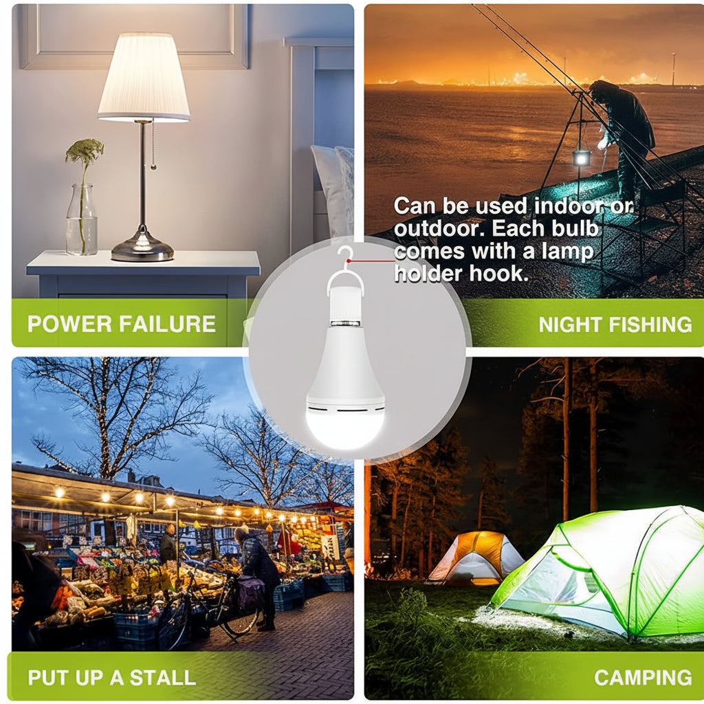 Versatile Emergency LED Light Bulb for Daily and Backup Use