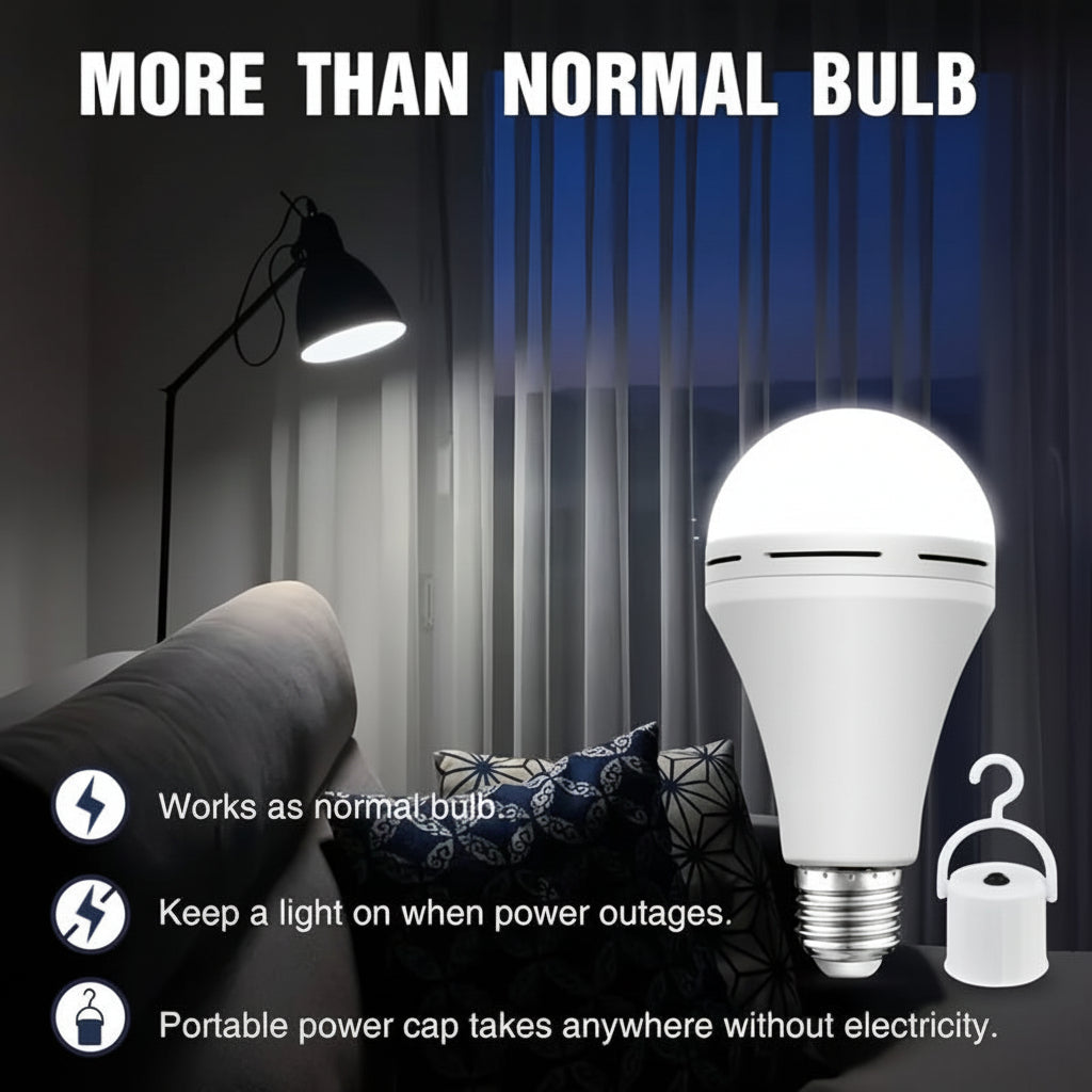 Versatile Emergency LED Light Bulb for Daily and Backup Use