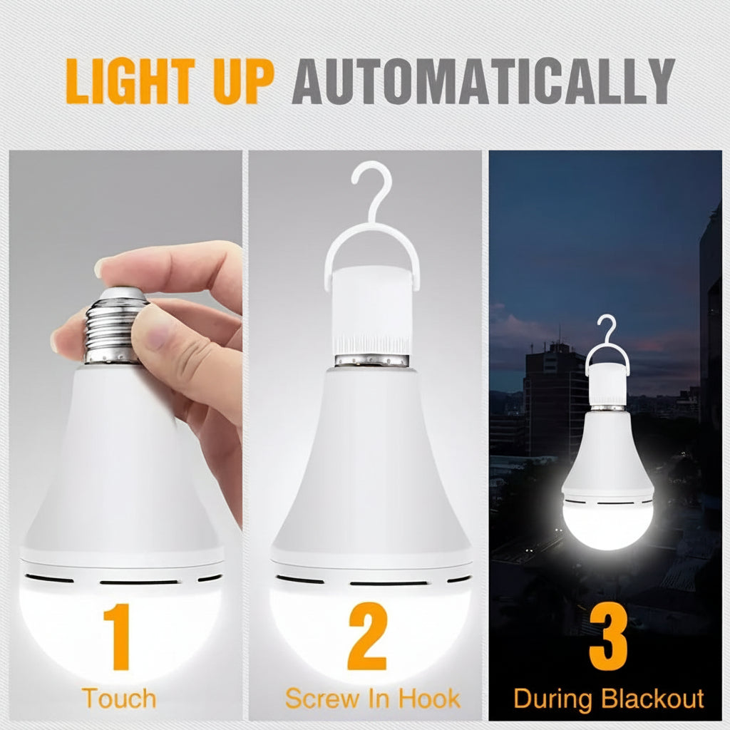 Versatile Emergency LED Light Bulb for Daily and Backup Use