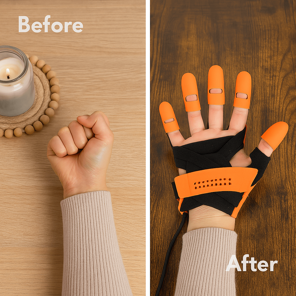 HandFlex Pro Auto Grip Trainer for Home Recovery and Strengthening