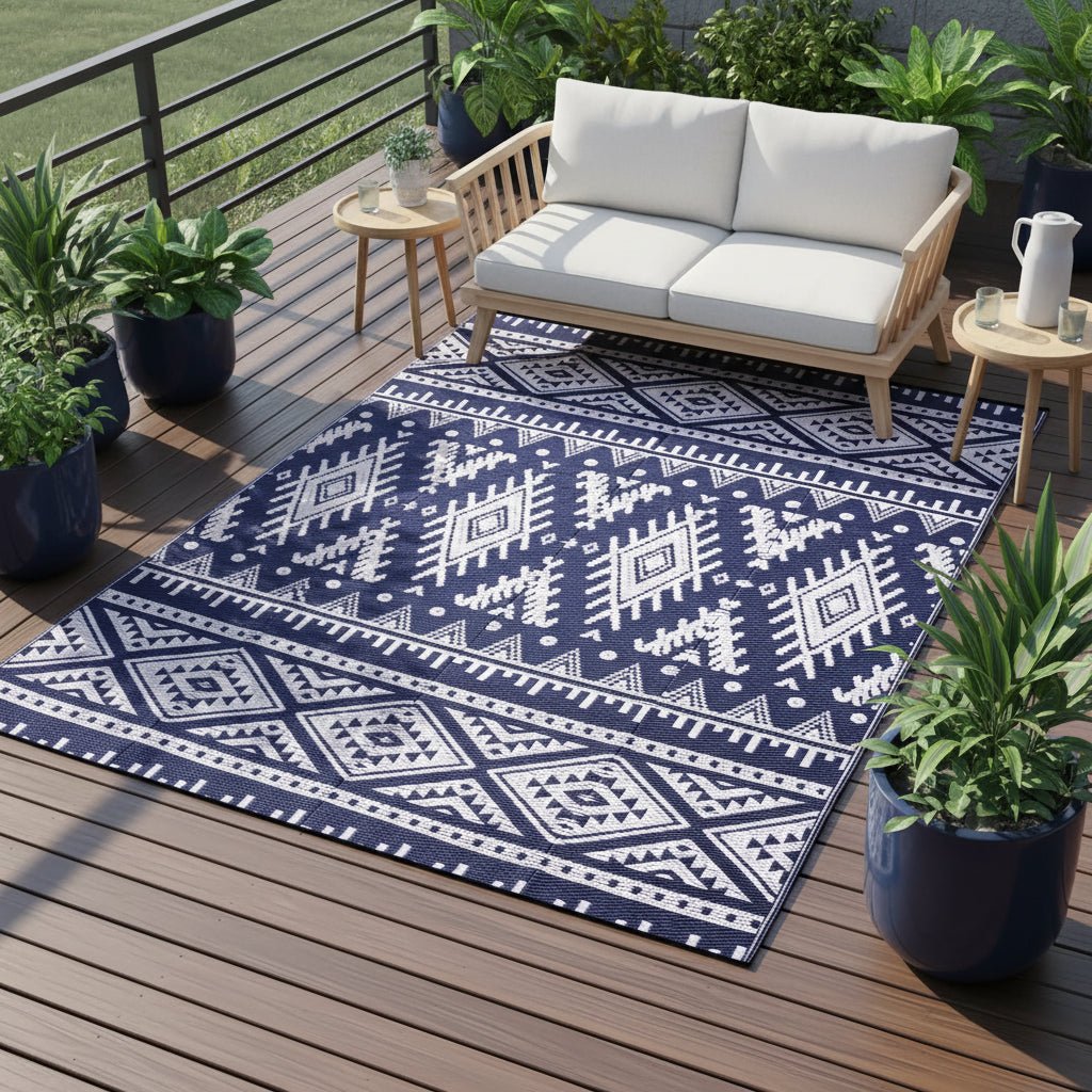 Eco-Friendly Waterproof Reversible Outdoor Mat for Any Adventure