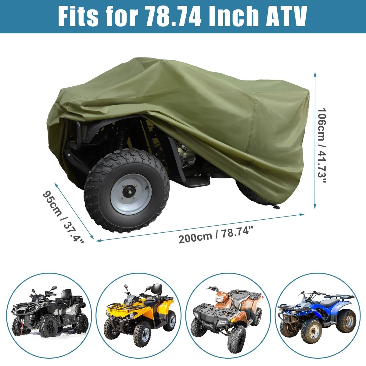 All-Weather ATV Shield with UV Defense
