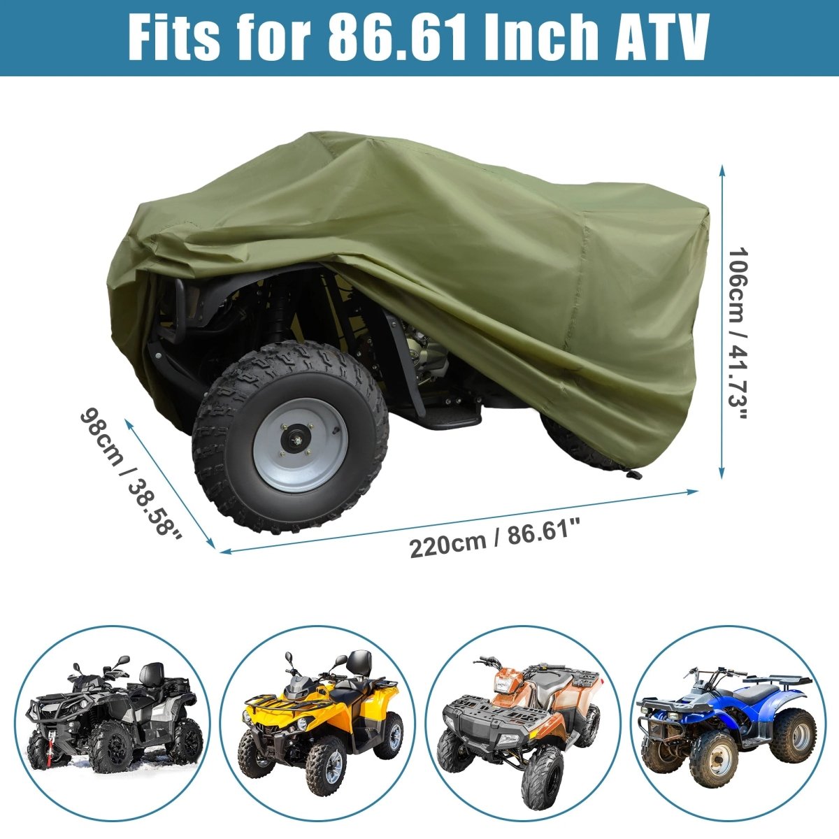 All-Weather ATV Shield with UV Defense