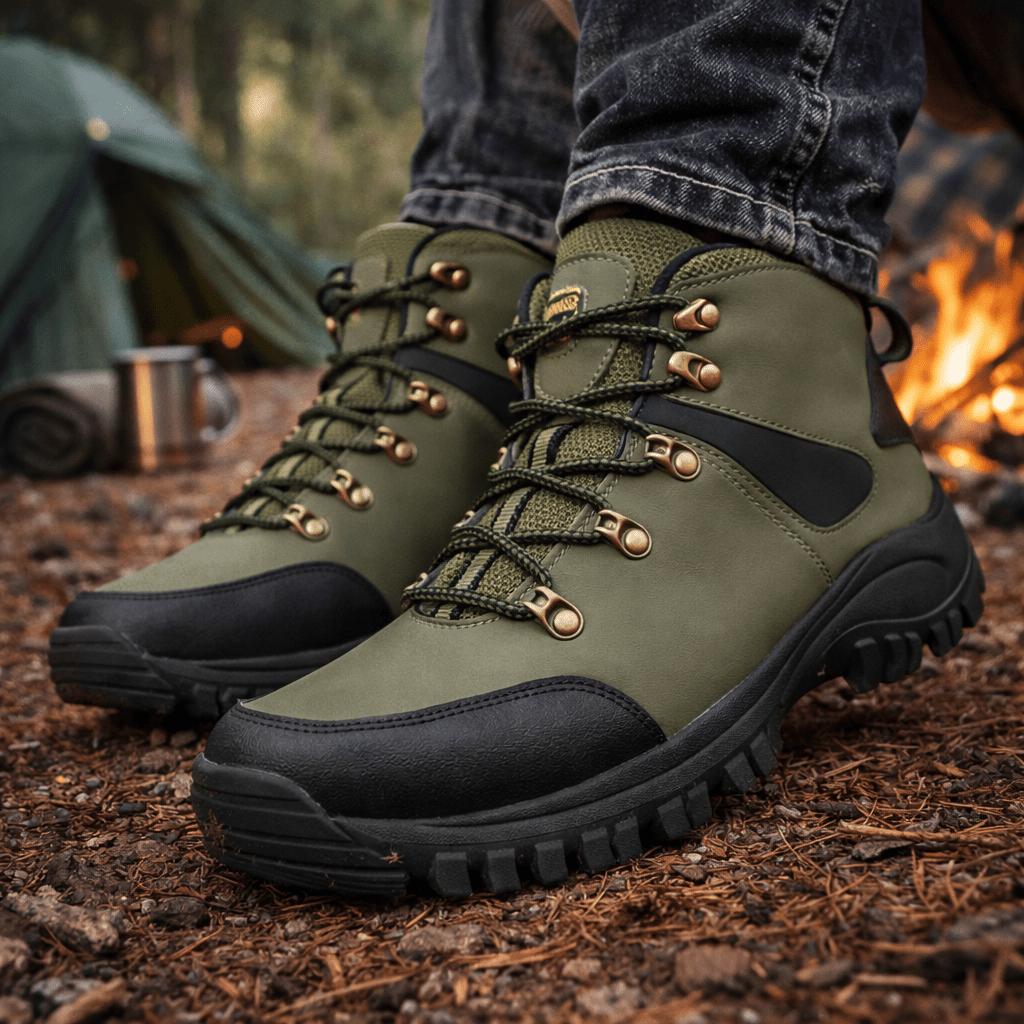 TrailGuard Waterproof Hiking Boots with Reinforced Toe Protection