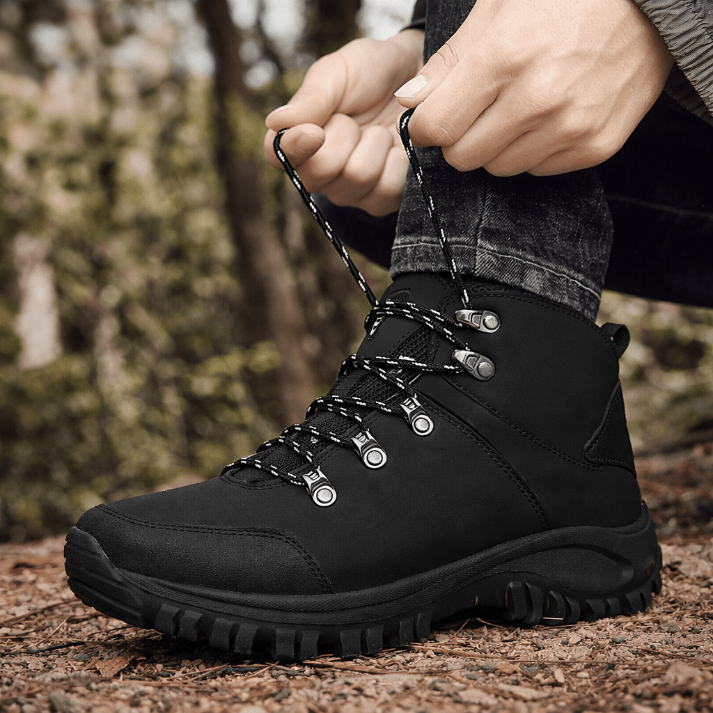 TrailGuard Waterproof Hiking Boots with Reinforced Toe Protection