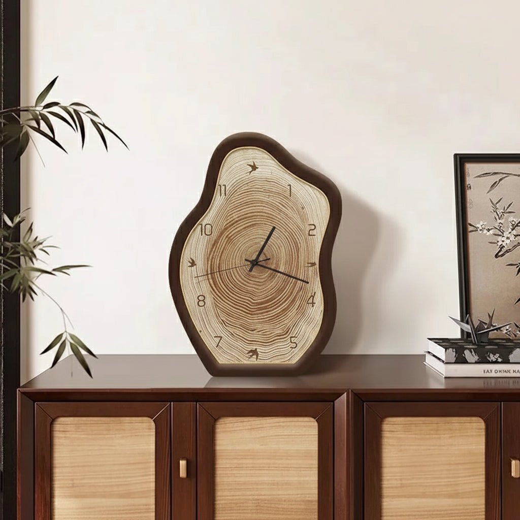 ChicRound Contemporary Wall Clock with Unique Circular Design