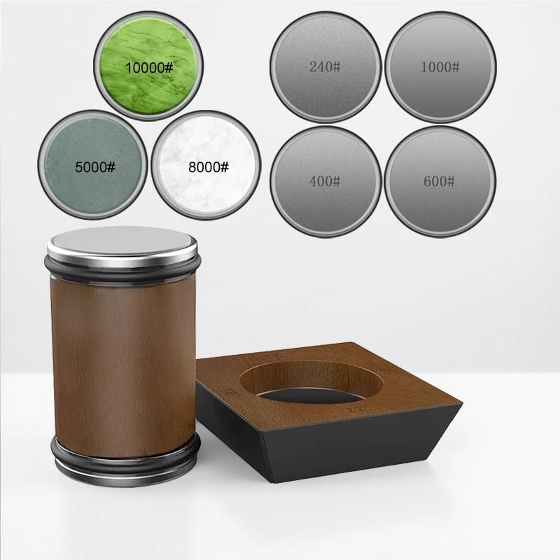 PrecisionEdge Diamond Knife Sharpener with Elegant Wood Base