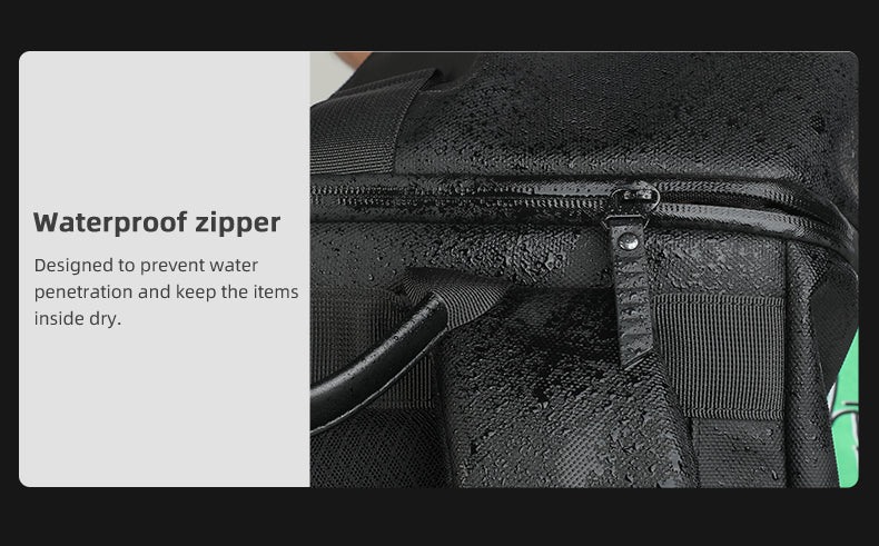 Expandable Waterproof Rolltop Backpack for 17" Laptop with Anti-Theft Features