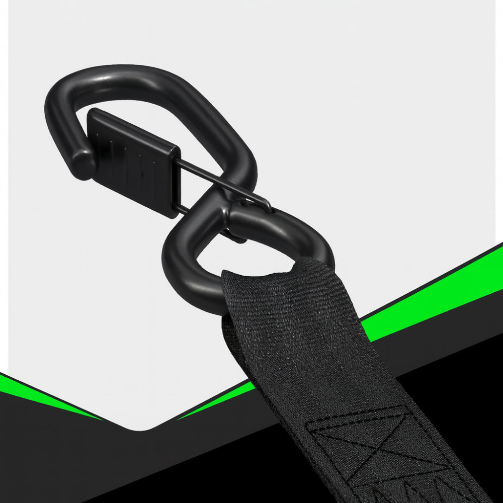 Heavy-Duty Cargo Tie-Down System with Automatic Hooks