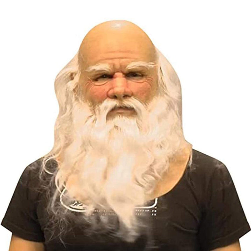Detailed Texture Old Man Mask | Comfortable Latex Halloween Costume