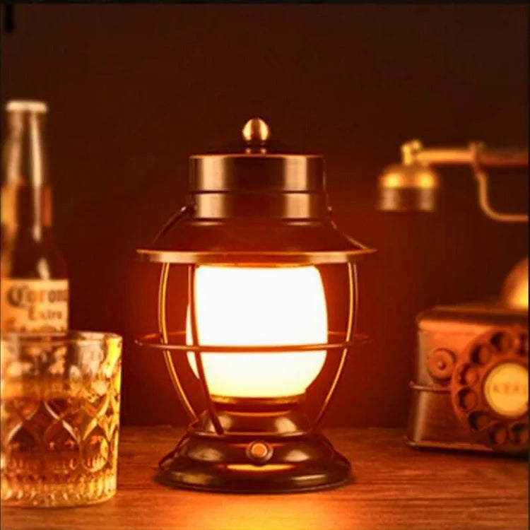 Portable Waterproof LED Lantern for Camping – Rechargeable with Adjustable Brightness