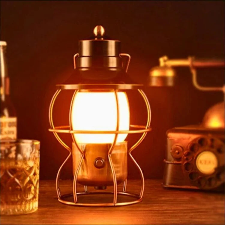 Portable Waterproof LED Lantern for Camping – Rechargeable with Adjustable Brightness