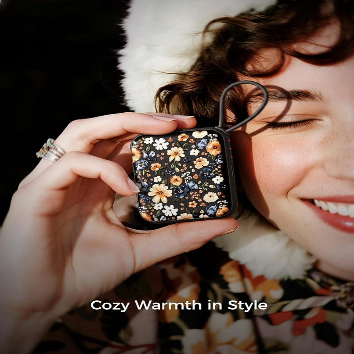 Charming Portable Electric Hand Warmer with Rechargeable Battery