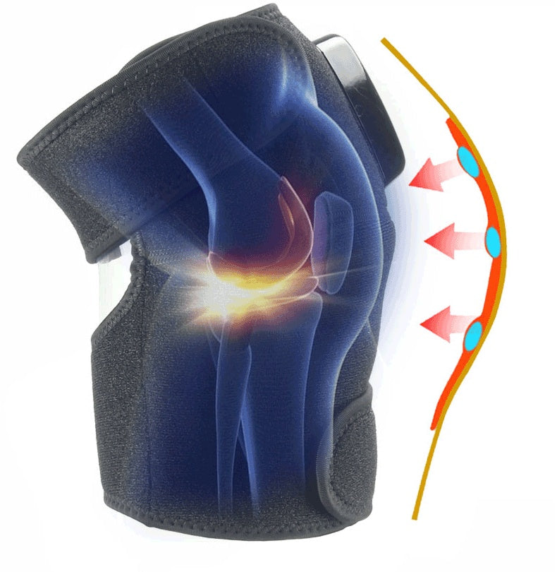 Heating and Vibration Wrap with Rechargeable Function | 45–60°C | 3 Levels | Timer | For Knee, Elbow, and Shoulder