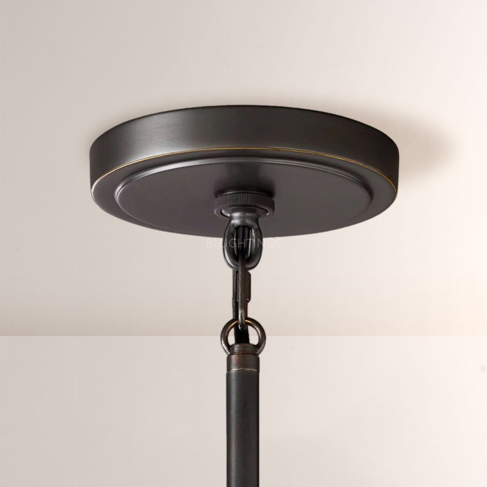 Sophisticated 3-Light Silk Shade Pendant Fixture
