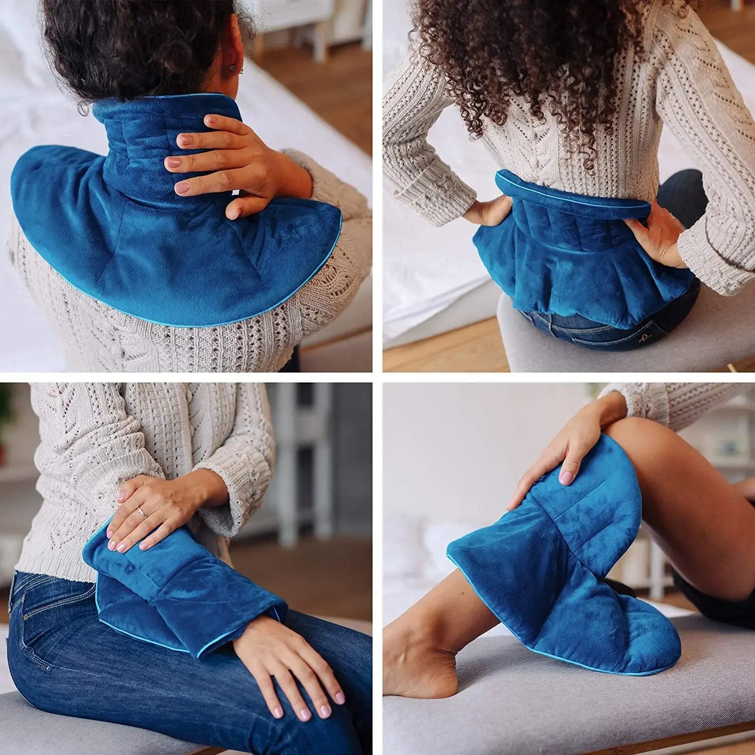 Microwavable Neck Heating Pad – Weighted Wrap for Tension Relief