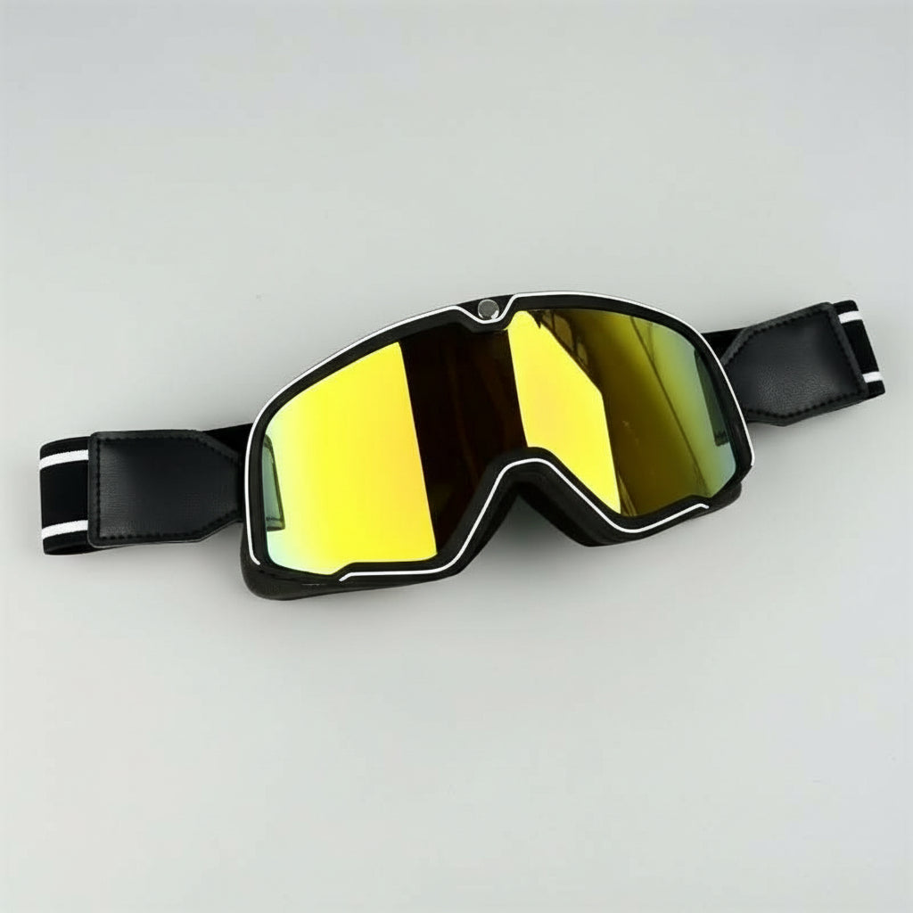 Classic Rider Goggles with UV Shield for Every Journey