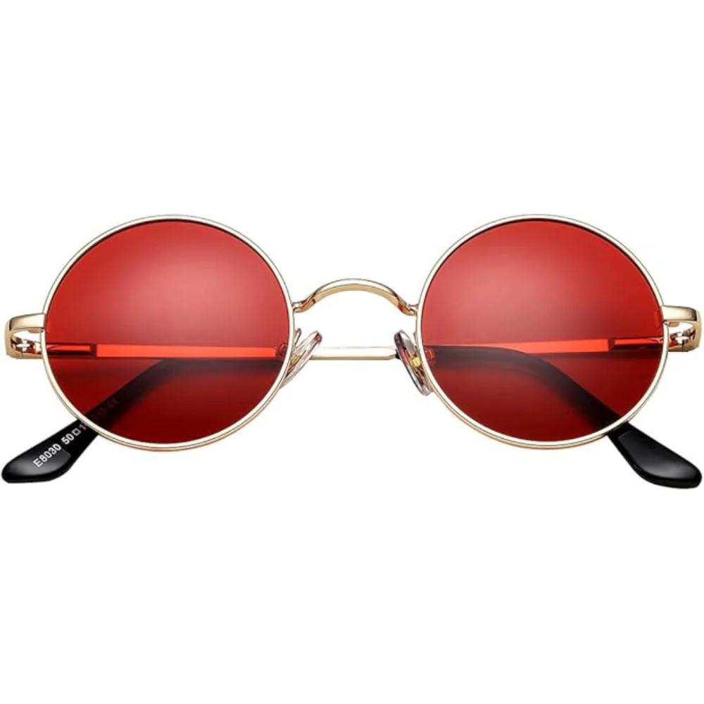 Unisex UV Protection Polarized Sunglasses in Retro Round Style