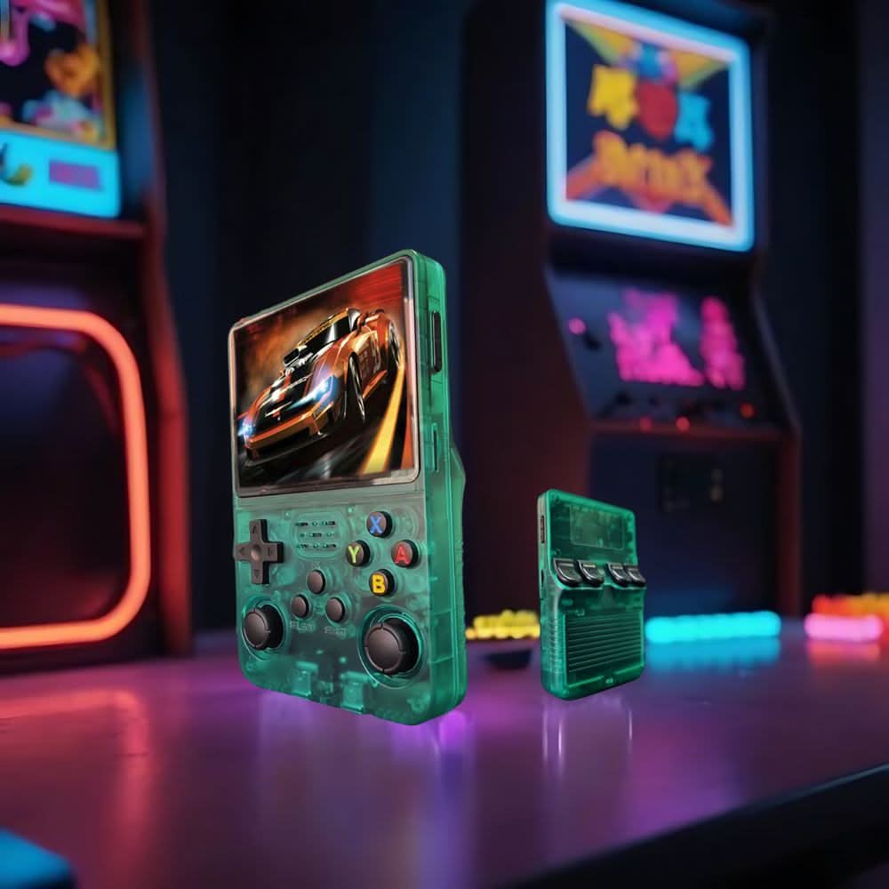 Classic Portable Gaming Device with 20,000 Games & 3.5" Screen
