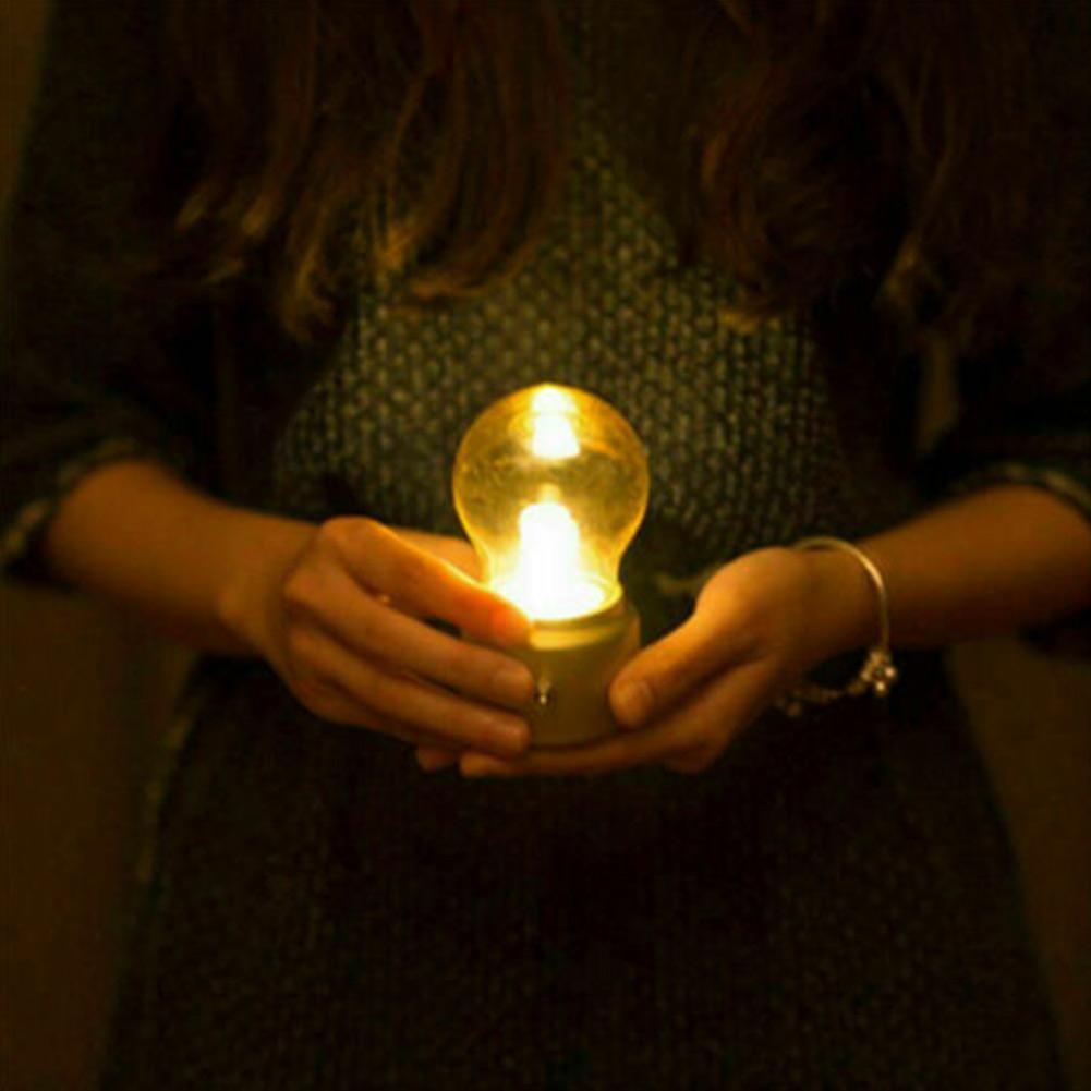 Vintage-Style Rechargeable LED Lamp with USB Charging Port