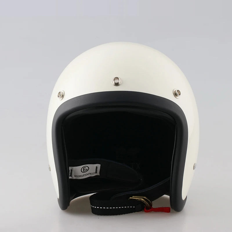 Lightweight Low Profile Motorcycle Helmet – Retro Style, DOT & ECE Approved