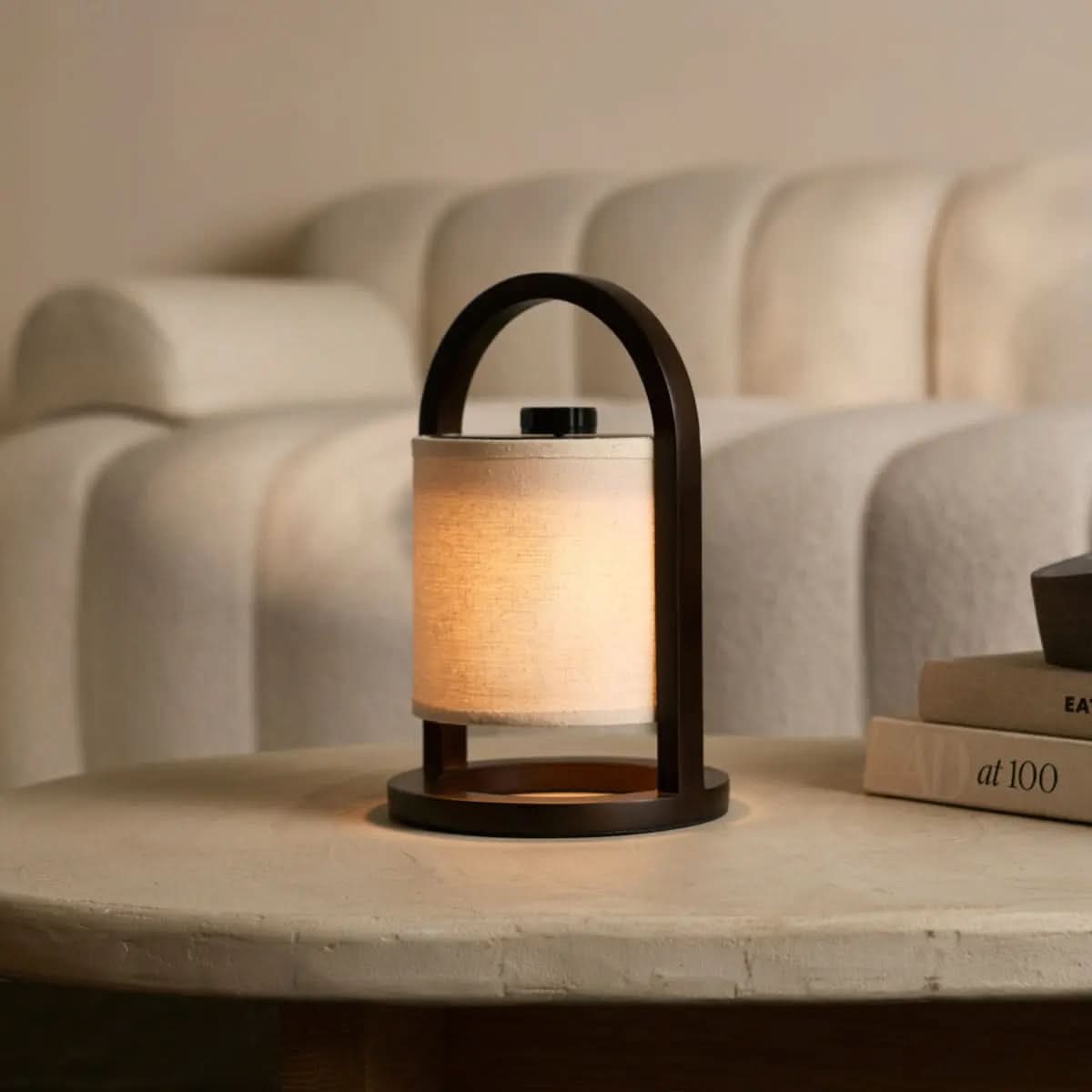 LuxeGlow Portable LED Lamp with 3 Adjustable Lighting Settings
