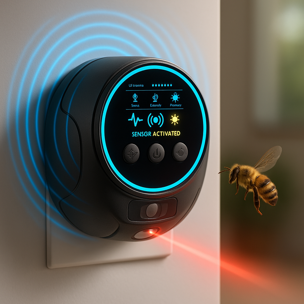 Ultrasonic Mouse Repeller – Silent Plug-In Device for 3200 sq ft Area