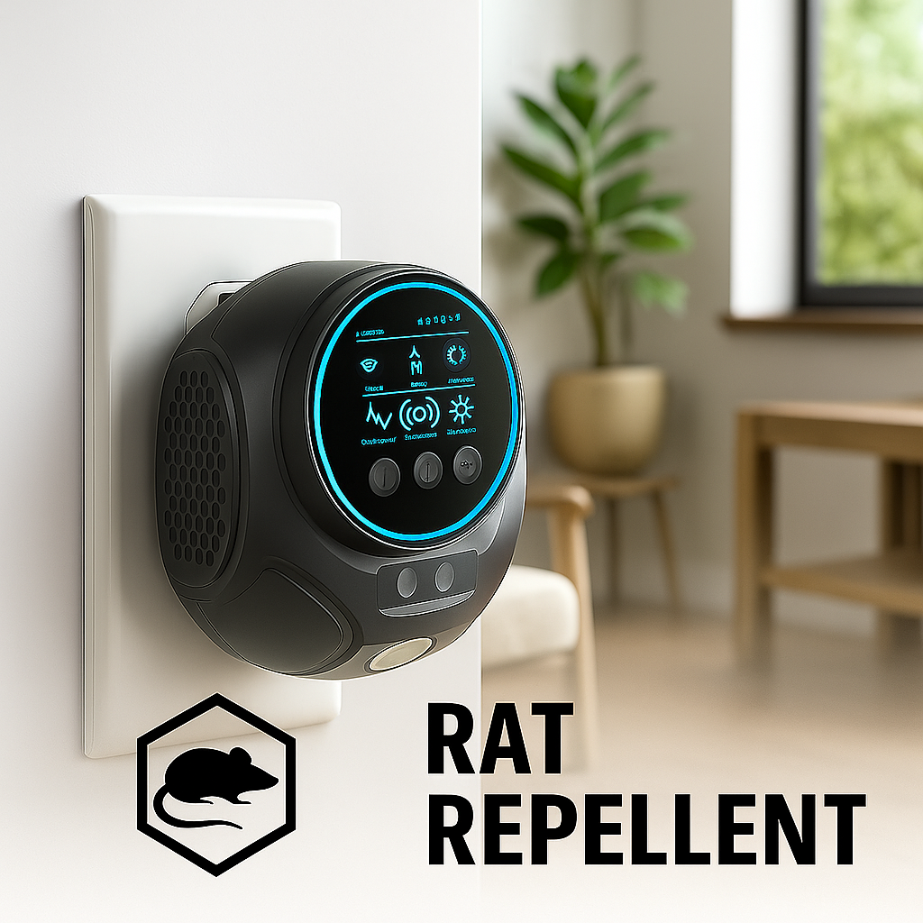 Ultrasonic Mouse Repeller – Silent Plug-In Device for 3200 sq ft Area